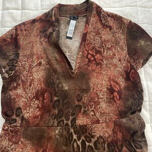 Cheetah vintage dress